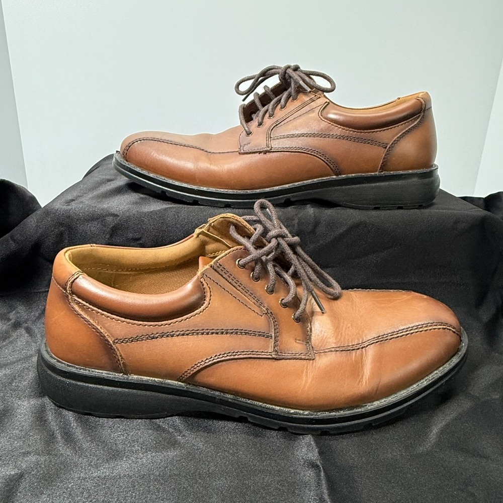Dockers Dress Trustee 90-32775 Men's Tan Leather Dress Shoes Size 8.5M - Picture 2 of 10
